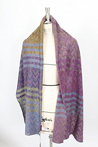 フランスブランド ウール ・ アクリル ニット ストール バイオレット 送料無料 レディース ギフト