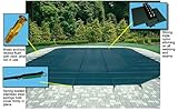 Arctic Armor Mesh Rectangular Safety Cover for 16ft x 32ft In-Ground Pools with 12-Year Warranty Color: Blue (WS330BU)