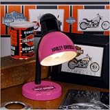 The Memory Company HD-HDP-503 Harley-Davidson Pink Desk Lamp