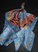 Large Scarf 36'' Stone of the Sun in Blue