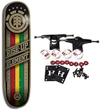 ELEMENT SKATEBOARDS Complete Skateboard RISE UP RASTA 8