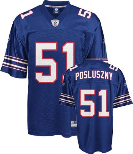 Paul Posluszny Youth Jersey: Reebok Alternate Blue Replica #51 Buffalo Bills Jersey