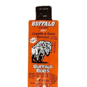 Buffalo (American Bison) and Beef Peppered Jerky, .75 OZ by Buffalo Bob's