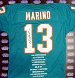 Dan Marino autographed Football Jersey (Miami Dolphins) Career Stats Embroidered