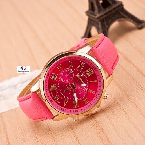 Nursing hand watches, medical watches ,nursing students seconds hand-watches , nursing students hand watches, casual hand watches GOOD quality(Hot Pink color)