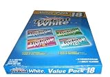 Trident White Value Pack 18 Count - Wintergreen, Spearmint, Peppermint and Cool Mangoberry