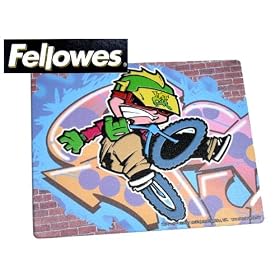 Bmx / Mountain Bike Style Fellowes Mouse Mat Pad