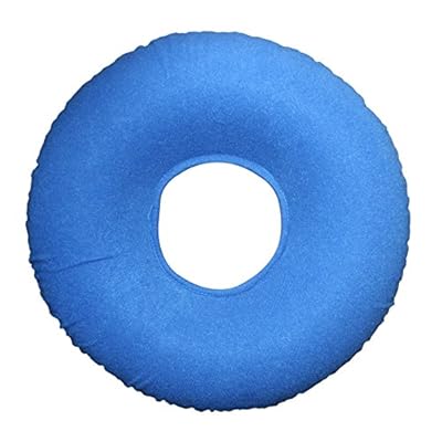Kovira Inflatable 15" Donut Cushion with Pump for Hemorrhoid Treatment, Prostate, Coccyx & Tailbone Pain, Child Birth & More.