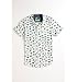 Modern Amusement Mens Fishing Printed Short Sleeve Woven Shirt