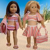6 piece Swimsuit Set Fits 18