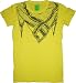 Spark in the Dark Yellow T-shirt Tee with Hankerchief Graphic