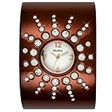 Henley Glamour Midnight Ladies Explosion Bronze Tone Bangle In A Fancy Presentation Box