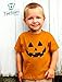 Jack O' Lantern Pumpkin Face Halloween Costume Toddler/Infant Kids T-Shirt