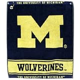 Michigan Wolverines Woven Jacquard Golf Towel