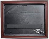 NFL Baltimore Ravens Removable Face Jersey Display -Mahogany with Museum Quality UV Upgrade