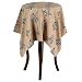 TISCHDECKE ORNAMENT MITTELDECKE BAUMWOLLE 90x90CM