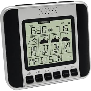 La Crosse Technology Weather Direct WA-1140U 4 Day Talking Internet Powered Wireless Forecaster
