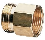 Nelson Industrial Brass Pipe and Hose Fitting for Male 3/4-Inch NPT to Female Hose, Male and Female 50578