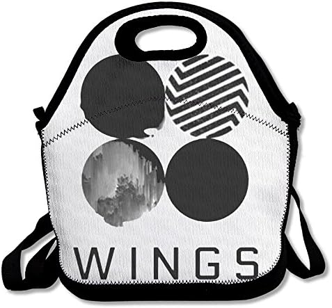 BTS WINGS Bangtan Boys Waterproof Lunch Bags Mom Bag