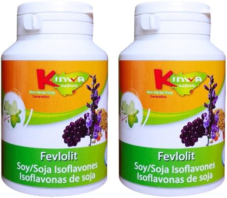 KinwaNatura Fevlolit (with Soy Isoflavones), Menopause Formula, 2X120 capsules