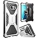 Galaxy Note 7 Case, i-Blason Transformer [Kickstand] Samsung Galaxy Note 7 2016 Release [Heavy Duty] [Dual Layer] Combo Holster Cover case with [Locking Belt Swivel Clip] (White)