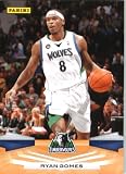 2009 /10 Panini NBA Basketball Card # 217 Ryan Gomes Minnesota Timberwolves Mint Condition- Shipped In A Protective ScrewDown Display Case!