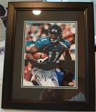 Mike Sims-Walker Autographed/Hand Signed Jacksonville Jaguars 8 x 10 Photo - Custom Framed