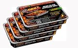 EZ Grill 2531 Pack of 4 Portable Disposable Barbeques, Party Size