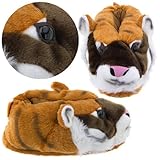 Orange Tiger Animal Slippers for Women and Men