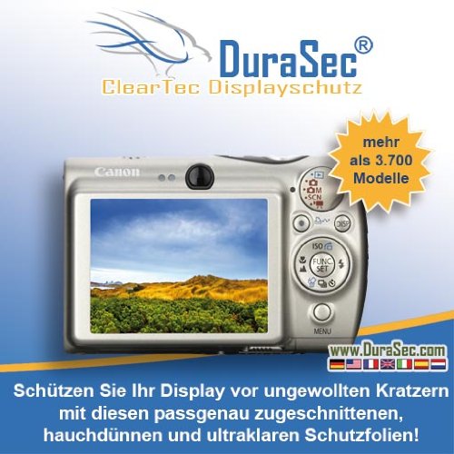 5 x DuraSec ClearTec protection d'�cran pour FujiFilm FinePix J100