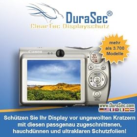 5 x DuraSec ClearTec screen protector for Canon IXUS 870 IS