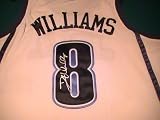 DERRON WILLIAMS SIGNED AUTOGRAPHED UTAH JAZZ JERSEY W/ HOLOGRAM + COA