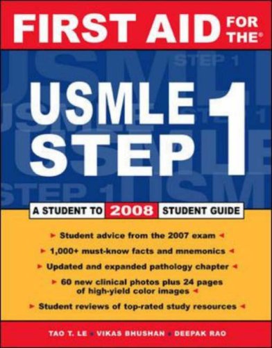 First Aid for the USMLE Step 1: 2008 (First Aid for the Usmle Step 1)