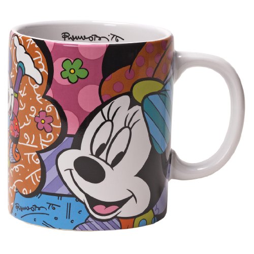 Disney by International Artist Romero Britto for Enesco Minnie Mouse Mug  4.25 IN On Sale