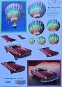 A4 3D FGS Creative Designs Stack-Its pyramid decoupage sheet - car, hot air balloon