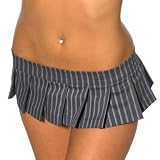 Micro Pleated Stripe Skirt-805sm
