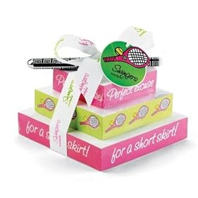Tennis Swingers Triple Notepad and Pen Set