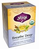 Yogi Breathe Deep, Herbal Tea Supplement, 16-Count Tea Bags (Pack of 6)