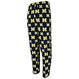 Michigan Wolverines Navy Blue Tandem Pajama Pants