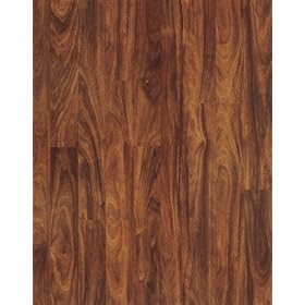 Pergo 02616 Accolade Laminate Flooring with Attached Underlay, 8-Inch Wide, Midnight Mahogany