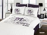 Scorpio by Arya Zodiac Horoscope Collection - Duvet Cover Bed in Bag - Full ....