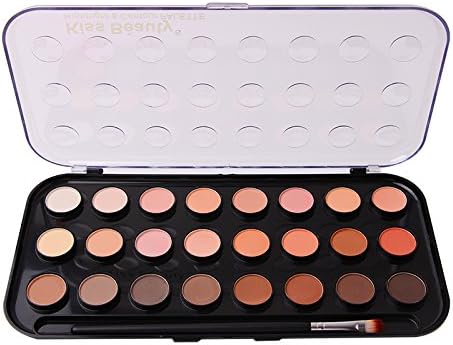 KISS BEAUTY 24 Colors Highlight Contour Palette Beauty Powder Concealer Eye Shadow Set