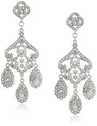 Nina Jasmine Statement Chandelier Drop Earrings