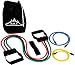 Black Mountain Products 5 Resistance Bands Set with Door Anchor and Carrying Case