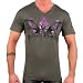 Men's Sexy New V-Neck Screen Printed T-Shirt by Private Member