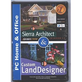 Click here to buy Sierra Home Architect 4.0 and Custom Land Designer.