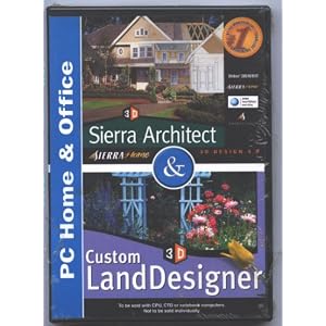 Sierra Home Architect 4.0 and Custom Land Designer by