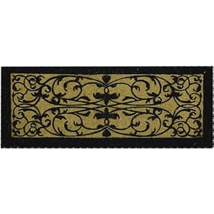 Iron Grate Design Thick Coir Doormat by 