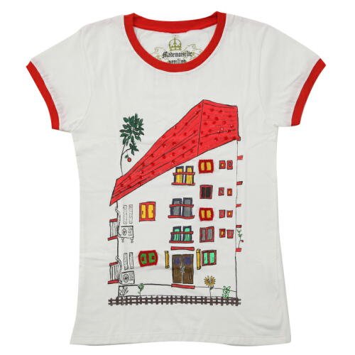 Mademoiselle papillon Red Roof House Tee