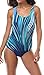 CharmLeaks Women One Piece Swimsuit Backless Halter swimsuits For Womens X-Large